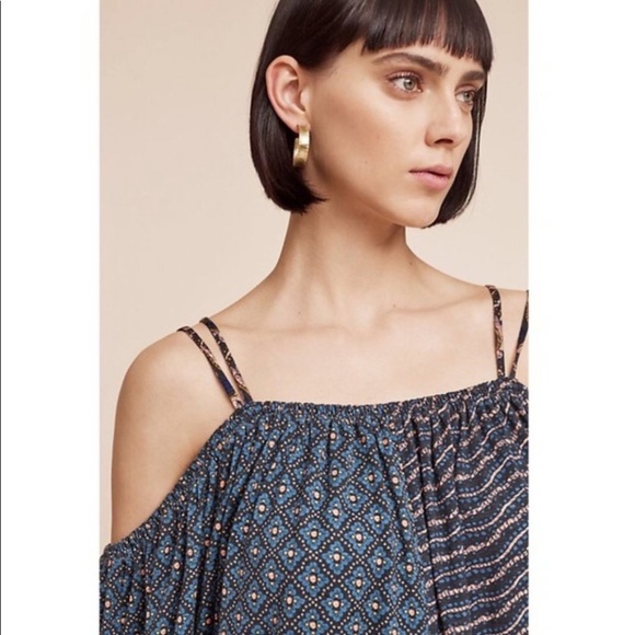 Anthropologie Deletta Reeve Cold Shoulder Top in Women - Picture 3 of 9